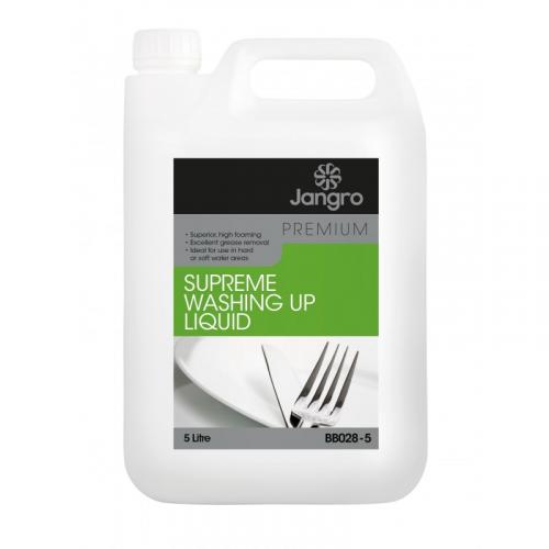 Jangro supreme hand dish washing up liquid 5l