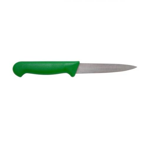Plain edge veg knife 4 green handle