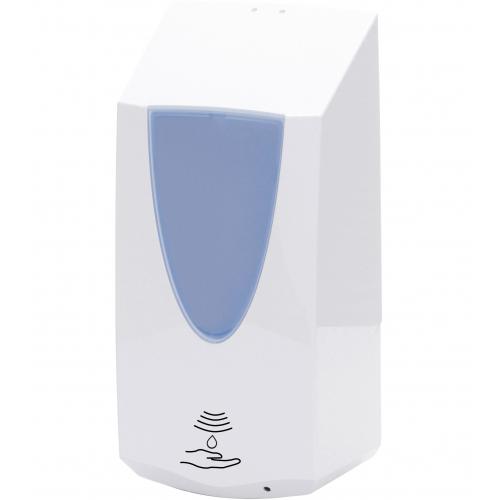 Touch free liquid soap bulk fill dispenser white 1l