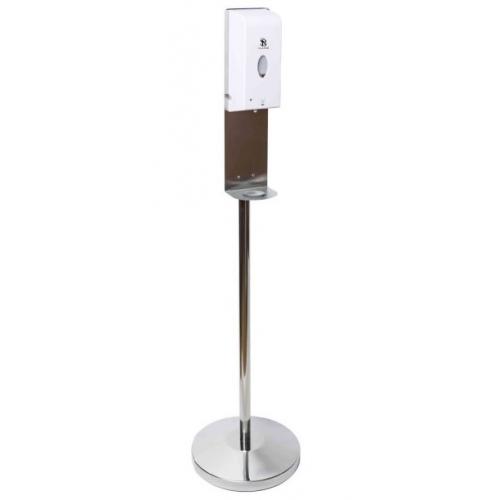 Touch free soap dispenser free standing stand complete