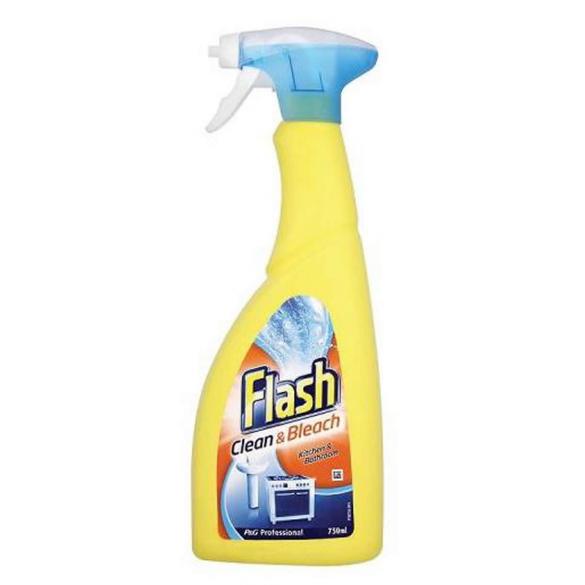 Flash spray clean and bleach 750ml