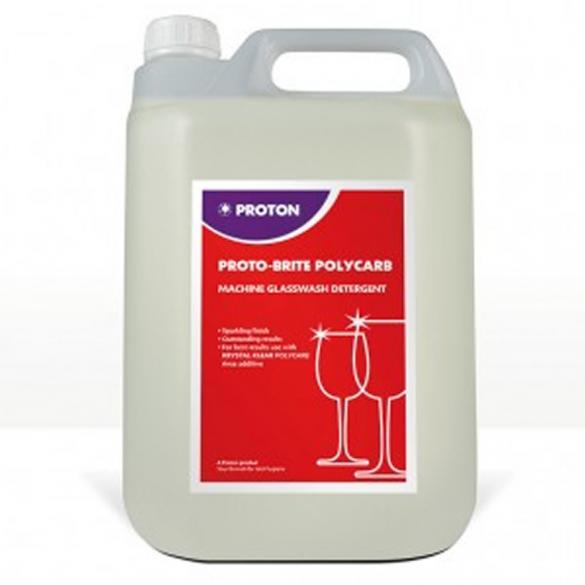 Proton proto brite machine glasswash for polycarbonate 5l