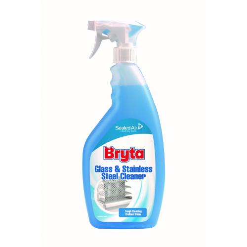 Bryta glass stainless steel cleaner 750ml formerly brillo