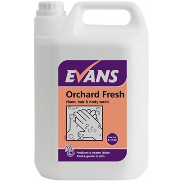 Evans orchard fresh hand hair body wash liquid soap 5l