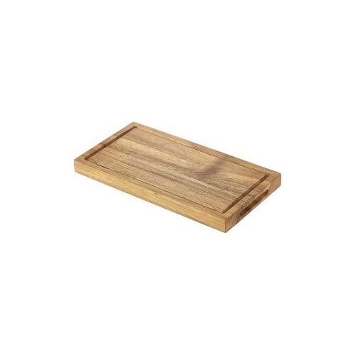 Acacia wood serving board 25x13x2cm