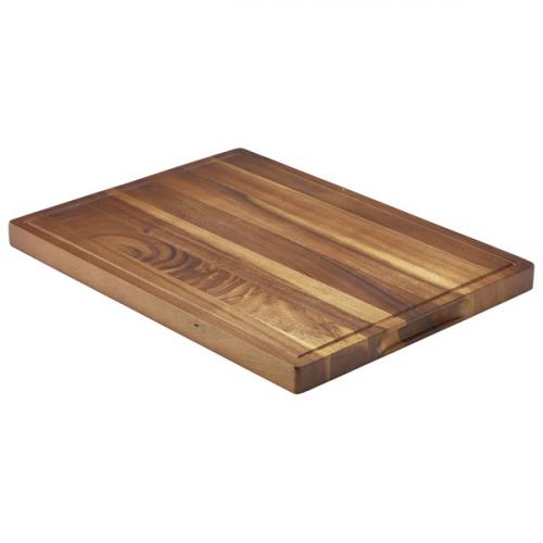 Acacia wood serving board 40x30x2 5cm
