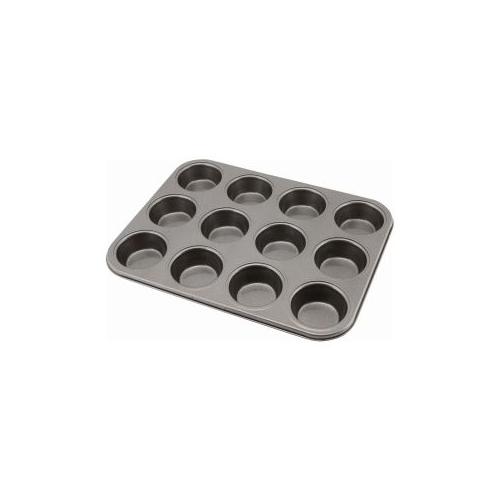 Carbon steel non stick 12 cup muffin tray