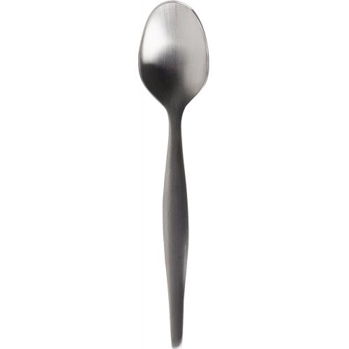 Coffee spoons brushed stainless steel 6
