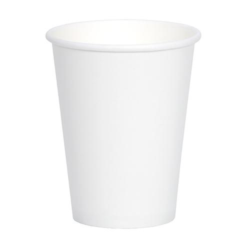 8oz single wall cup white