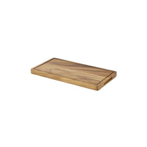 Genware acacia wood serving board 32 5x17 5x2cm