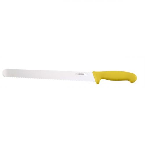 Giesser slicing knife 12 25 yellow serrated