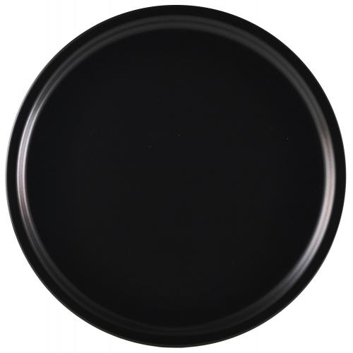 Luna pizza plate 33cm d black
