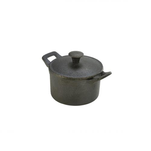 Mini cast iron casserole dish 10cm w x 6cm d