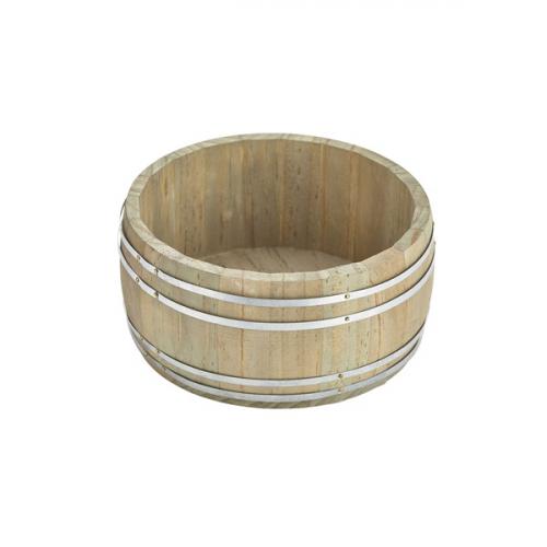 Miniature wooden barrel
