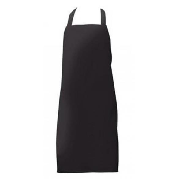 Black bib apron