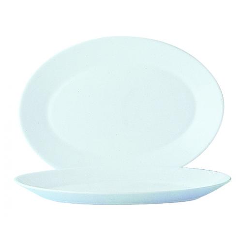 Restaurant oval plate 11 6 x 10 29 5cm x 25 5cm