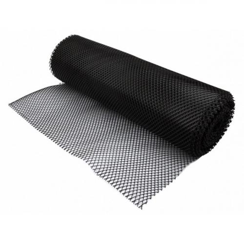 Bar shelf liner mesh roll black 61cm x 10m 2x33