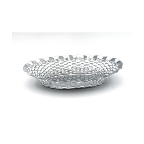 Stainless steel oval basket 11 75 x 9 25