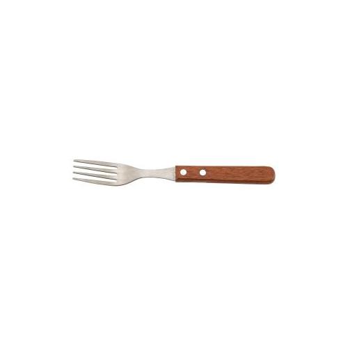 Steak fork dark wood handle