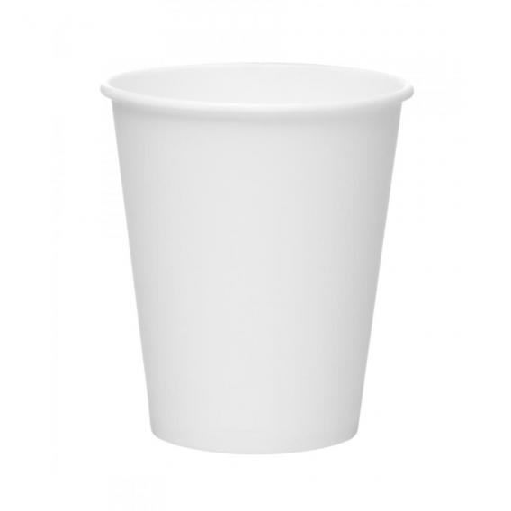 White single wall paper hot cup 12oz 34cl
