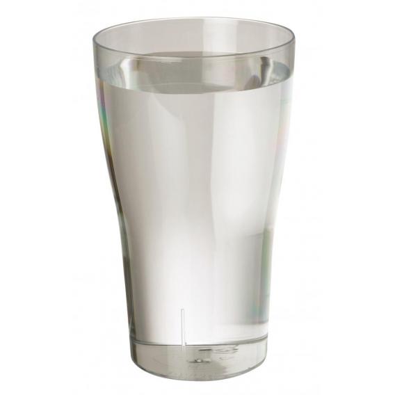 Clarity reusable polystyrene tulip beer glass 20oz 57cl ce