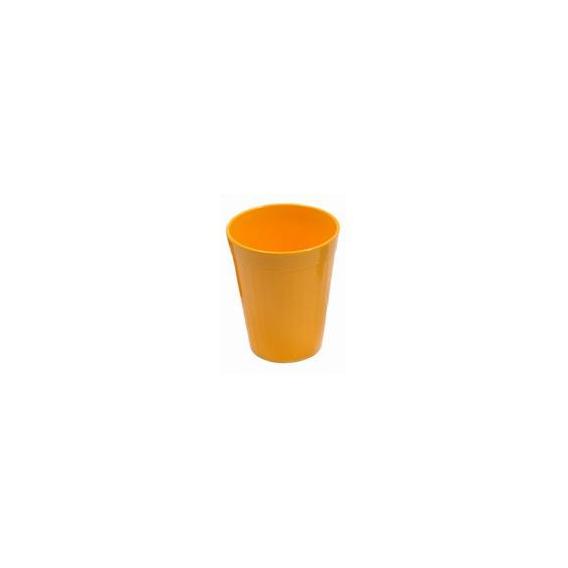 Polycarbonate tumbler fluted yellow 20cl 7oz