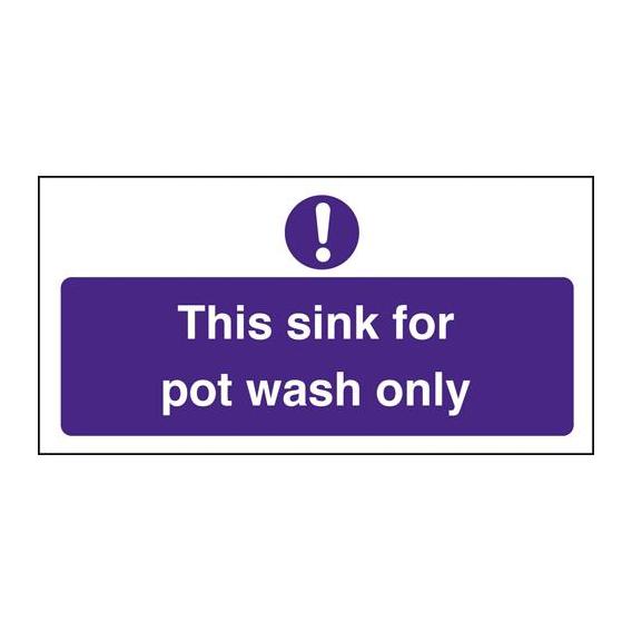 This sink for pot wash only 4x8
