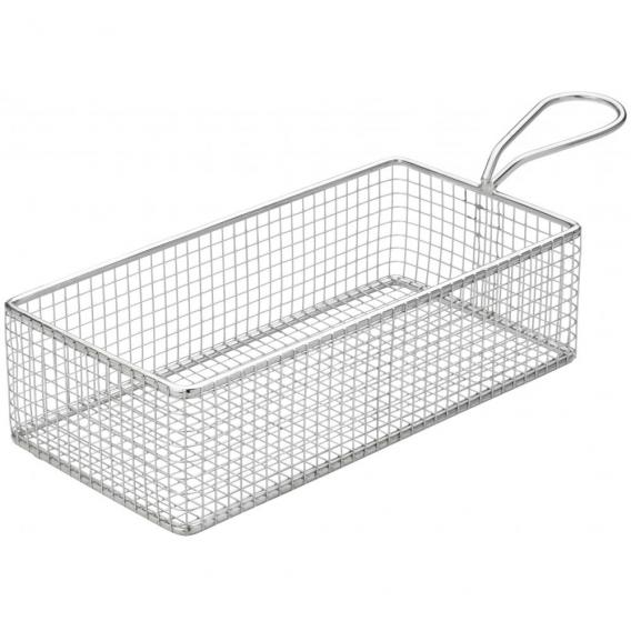 Creative table rectangular wire service basket 26x13cm 10 25x5