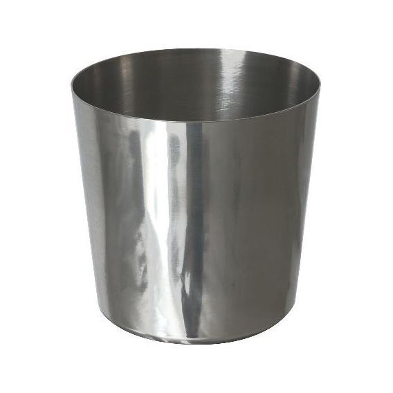 Genware plain finish stainless steel serving cup