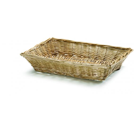 Willow rectangular basket 36x24 5x7 5cm