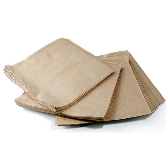 Paper bag brown strung 25x25cm 10x10