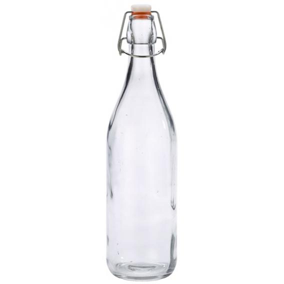 Genware glass swing bottle 1 litre