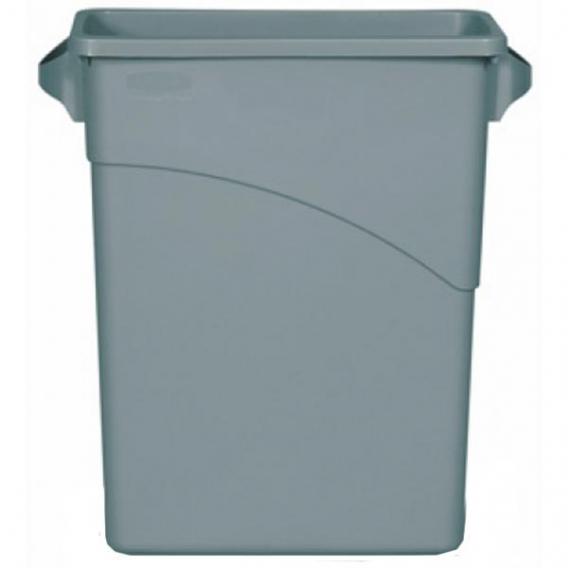 Slim jim waste container with handles 60l grey