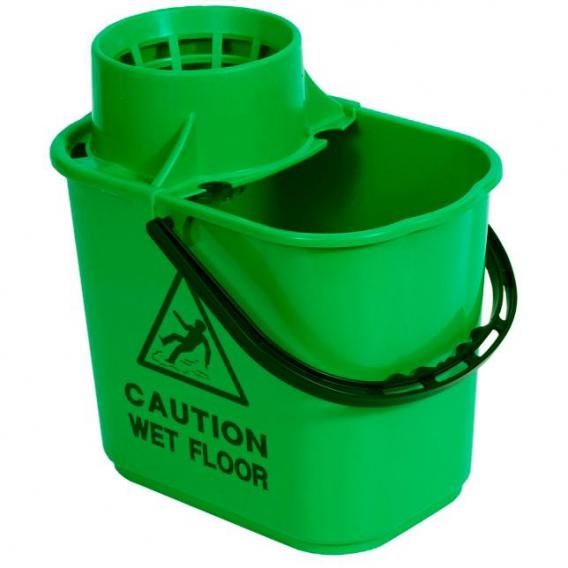 15l professional bucket wringer green