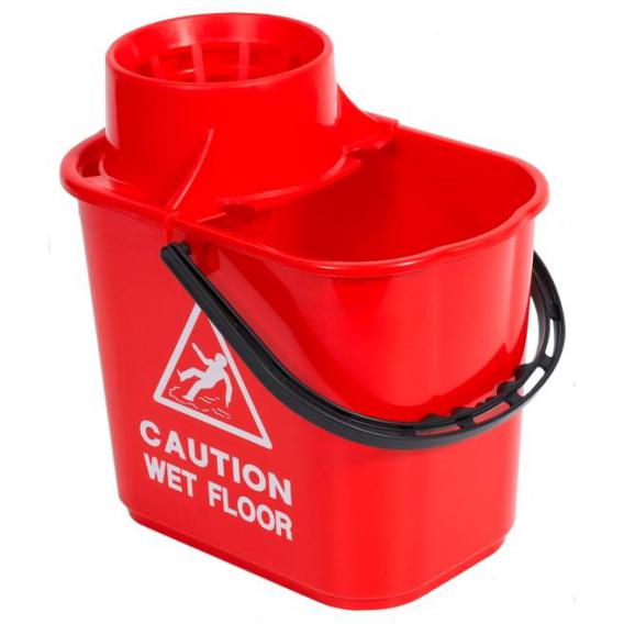 15l professional bucket wringer red