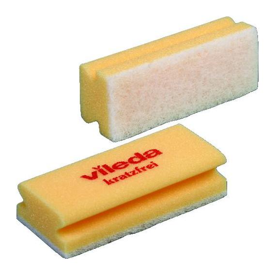 Vileda easy grip sponge white scourer 15x7cm