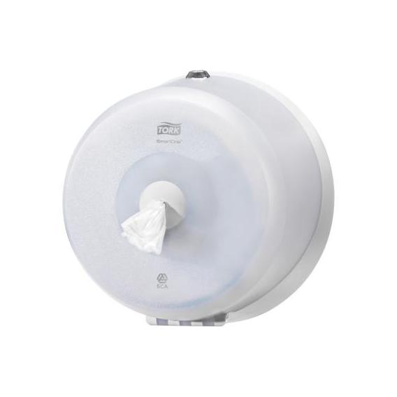 Tork smartone mini toilet tissue single dispenser white