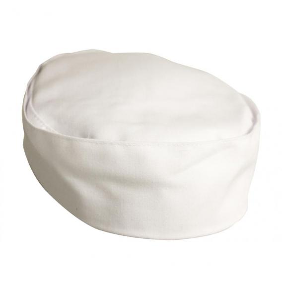White beanie skull cap medium