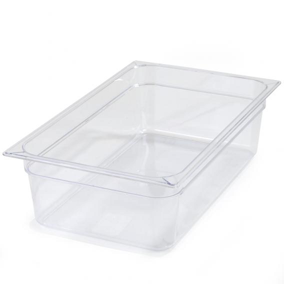 Carlisle polycarbonate gastronorm 1 1 food pan clear 150mm deep