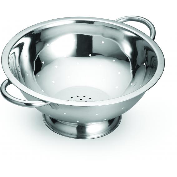 Stainless steel footed colander 7 6l