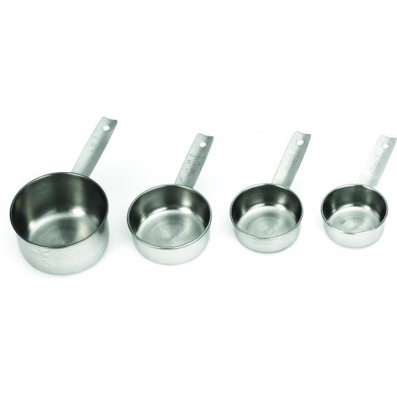 Stainless steel 4 piece measuring cup set