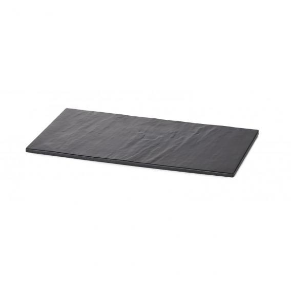 Frostone melamine display tray rectangular slate grey 32x16cm 12 5x6 25
