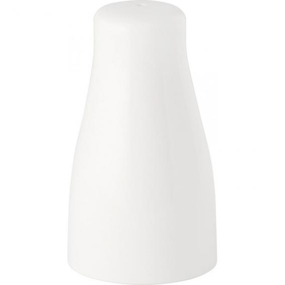 Pure white economy salt shaker 8 5cm 3 3