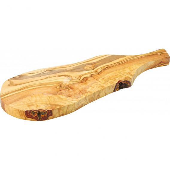 Olive wood handled board 15 75 40cm
