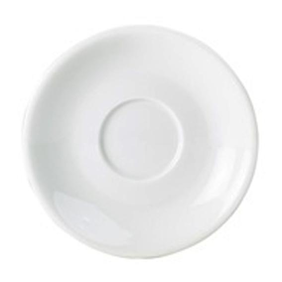 Royal genware porcelain saucer for bowl shaped cup 16cm 6 25