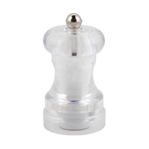 Genware acrylic salt or pepper grinder 10cm