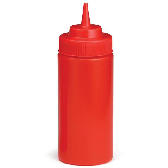 Widemouth squeeze dispenser red 473ml 16oz 63mm
