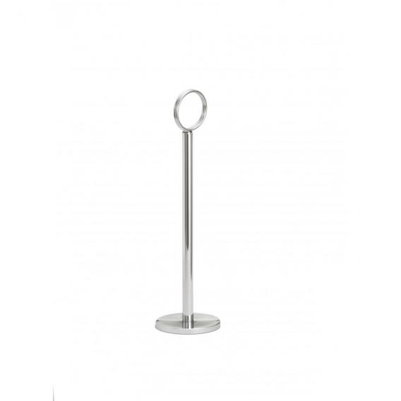 Chrome plate number stand with flat bottom 30cm