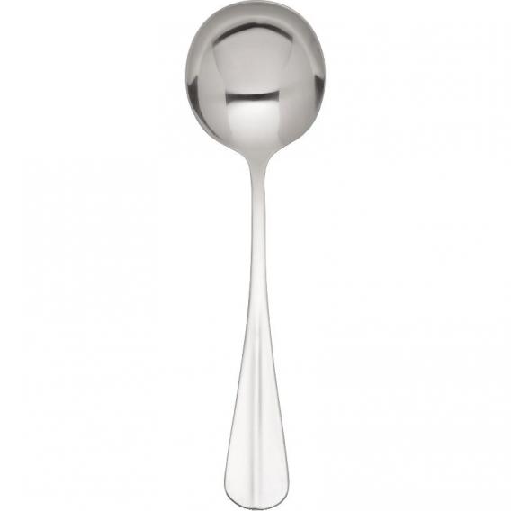Rattail stainless steel soup spoon