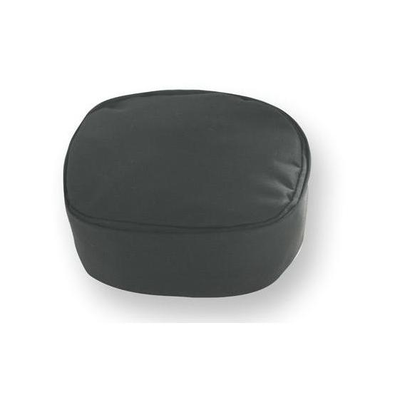 Plain black chefs skull cap large